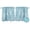 Blooms Aqua, variant on Aiking Home Kitchen Window Treatments - 2-Panels Polyester Solid Kitchen Tier Curtains with 2.5" Rod Pocket (28"x30" Each Panel, Aqua)