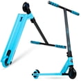 thumbnail image 1 of Kids Pro Stunt Scooter Ages 6–10 – Beginner Freestyle Trick Scooter for Skatepark, 30" Fixed Height, 100 mm Wheels, Blue – Madd Gear Carve Pro, 1 of 9