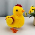 thumbnail image 2 of Interactive Walking Chicken Plush Toy, Electronic Animated Bird with Sound and Movement, Realistic Fluffy Pet for Imaginative Play Chirping Chicken Toy​​, 2 of 7