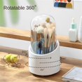 thumbnail image 3 of Rotatable Makeup Brush Storage Bucket, Dresser, Dust-Proof with Lid, Pen Holder, Large-Capacity Stor, 3 of 5