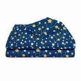 thumbnail image 4 of Microfiber Bedsheet For Double Bed With 2 Pillow Covers - 86 X 88 Inches | Breathable & Wrinkle Free, Soft Touch Print Sheet- Dark Blue, 4 of 4