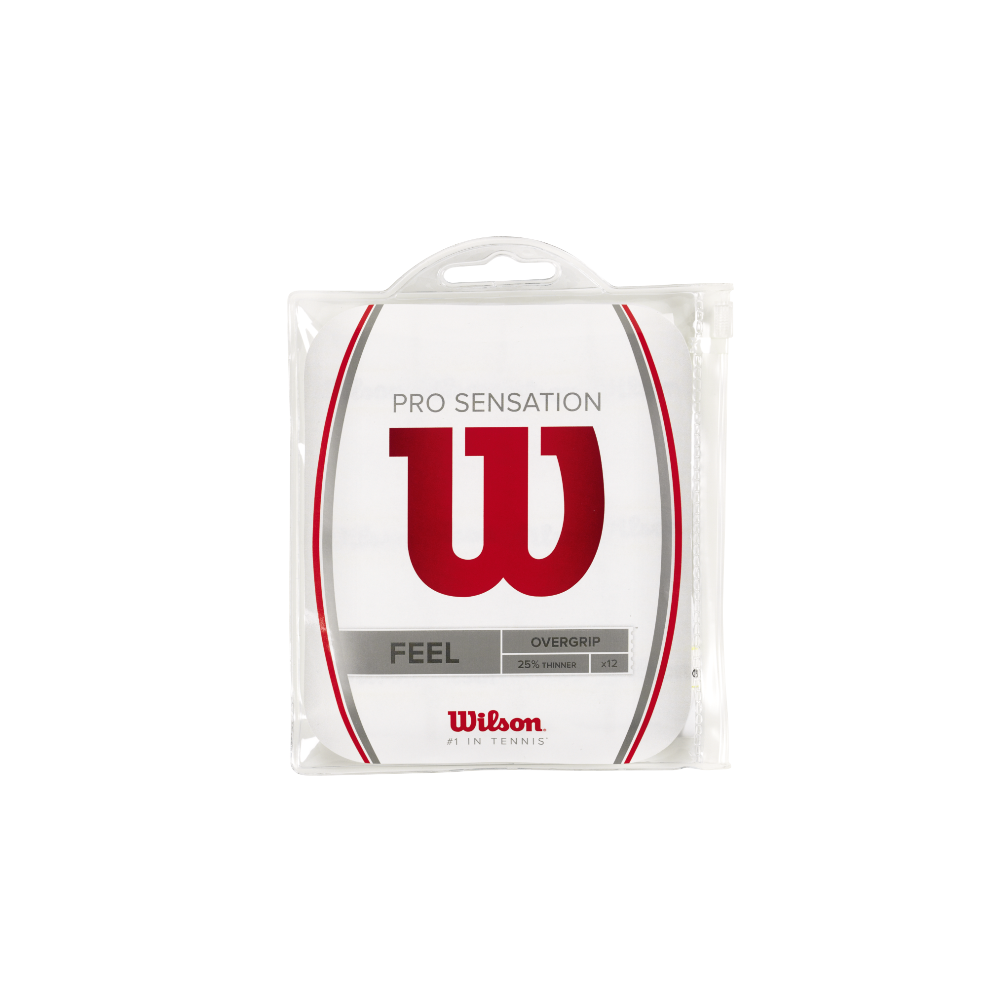 Wilson Pro Sensation Tennis Racket Overgrip, White 12 Pack