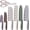 Morandi, variant on Geohope Knife Set, 13 Pieces Kitchen Knives Set with Healthy Anti-Rust Coating, Dishwasher Safe, Stainless Steel Chef Knife Sets with 6 Blade Guards, Perfect Holiday Gifts for Kitchen