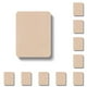 thumbnail image 2 of Advancent Parches para planchar, cuadrados, sin planchado, prácticos adornos para codos y rodillas, conjunto de herramientas de estilo Simple Beige 10piezas, 2 of 6