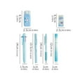 thumbnail image 5 of 6Pcs Student Stationeries Set with Retractable Gel Pen Multicolored Pen Eraser Pencil Marker White out Correction Tape, 5 of 10