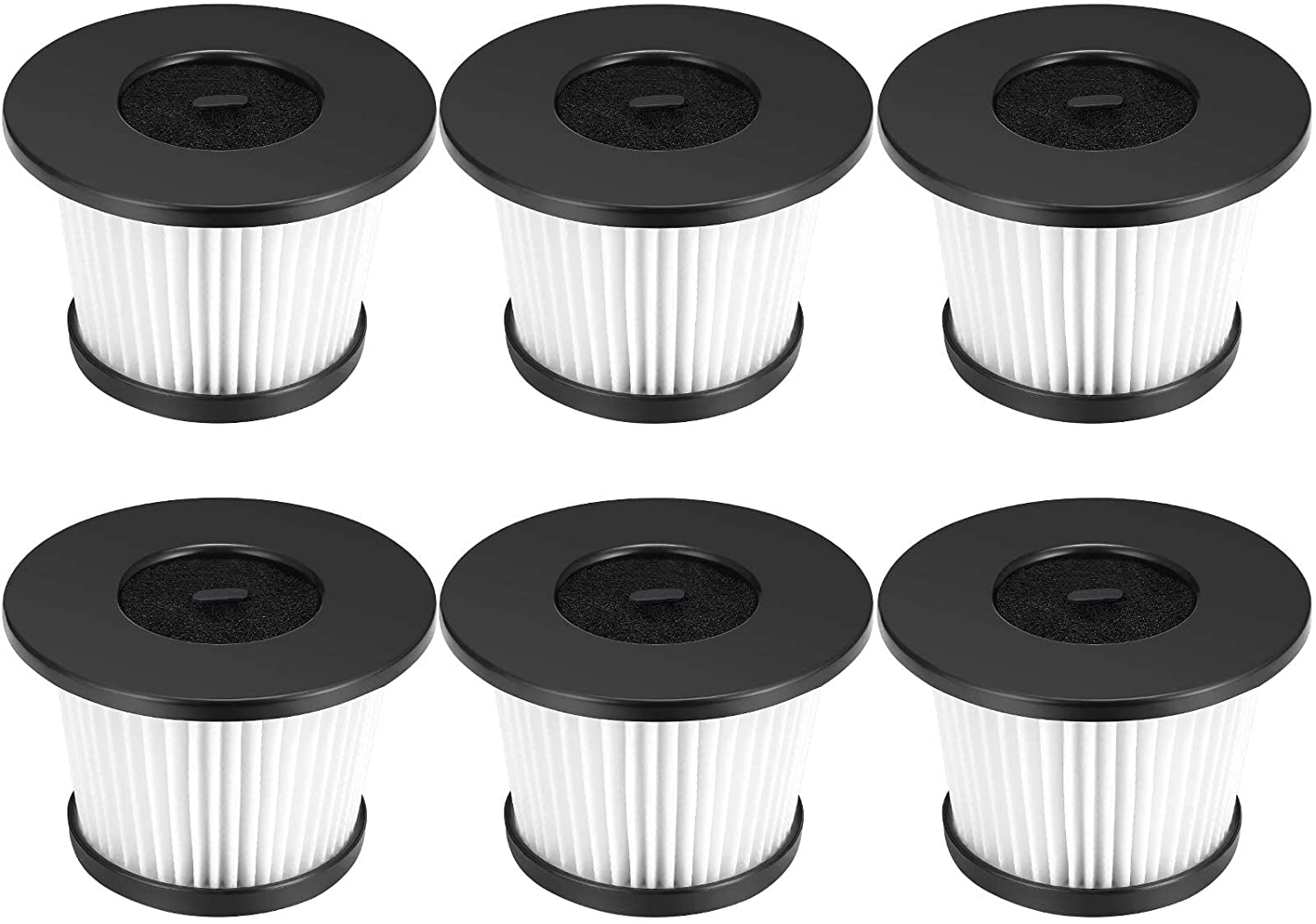 Hometimes 6 Pack HEPA Replacement Filter Compatible for Moosoo K24