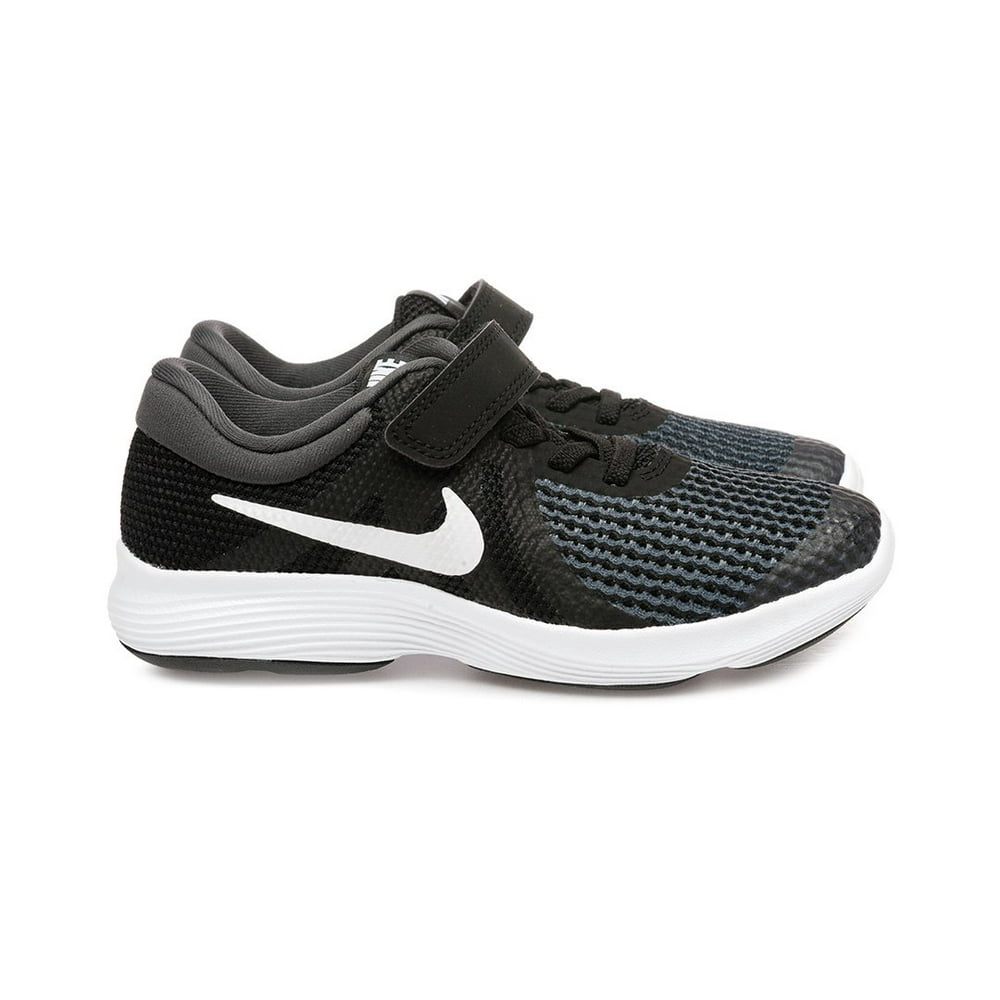 Nike - nike boys' revolution 4 (tdv) running shoe, black/white ...
