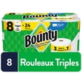 thumbnail image 2 of Bounty Paper Towel 8 Rolls (24 Regular Rolls Equivalent), 2 of 27
