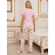 thumbnail image 3 of Pijama De 3 Piezas Mujer Pantalon Short Y Playera A Juego, 3 of 5