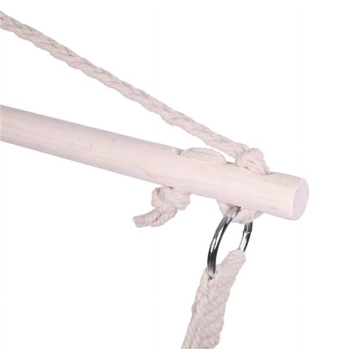 OWKEE Hammock Chairs,Hanging Rope Air/Sky Chair Swing, Beige