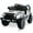 White, variant on Alician 12V Kids Ride on Truck Car4 Wheeler Electric Vehicles with Remote ControlSpring Suspension3 SpeedsLED Lights Music MP3 Battery Powered Ride on Toy