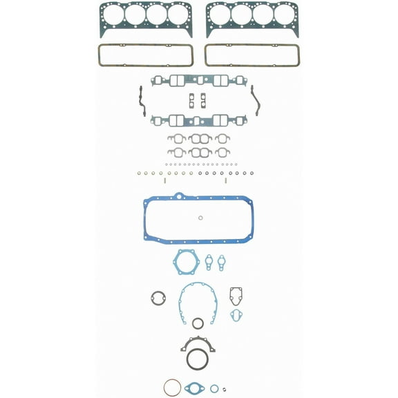 Fel-Pro 260-1243 Engine Gasket Set - Full Fits select: 1985-1986 CHEVROLET C10, 1985-1986 CHEVROLET K10