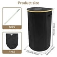thumbnail image 2 of Sutowe Kitchen Recycling Bin Large Capacity Bottle Recycling Basket with Lid Removable Inner Bags Foldable Jar Recycle Container Basket for Kitchens Indoor, 2 of 9
