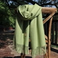 thumbnail image 3 of Summer scarf an oversized long light linen beach gauze shawl, 3 of 5