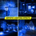 thumbnail image 4 of Bombilla LED azul Wiyifada A19, 9 W, 110 V, E26, 8 unidades, regulable, 4 of 6