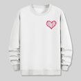 thumbnail image 5 of Generic Mens Valentines Day Sweatshirt Heart Printing Blouses Loose Long Sleeve Shirts Cozy Crew Neck Casual Parties Pullover, 5 of 7