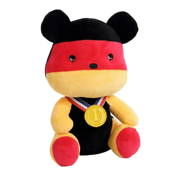 Muñeco de peluche con oso internacional de la Copa Mundial 2018, 20 cm