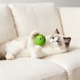 thumbnail image 3 of Interactive Cat Toy Ball, Automatic Smart Rolling Cat Ball, USB Rechargeable Motion Activated Cat Toy for Indoor Cats, boredom relief Green, 3 of 6