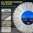 thumbnail image 2 of EDiamondTools 20" All Purpose Diamond Saw Blades for Reinforced Concrete, Asphalt, Granite, 2 of 6