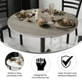 thumbnail image 3 of Flash Furniture Glenbrook 42" Round Table Top Reversible White or Gray (XURD42WHGY), 3 of 9