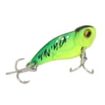 thumbnail image 2 of Artificial Bait, High Resolution Body 5g Realistic 3D Eyes Reusable VIB Fishing Lure  For Bass ANGGREK Cuerpo Verde y Rayas Negras, 2 of 8