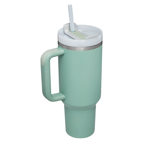 Botella de Acero Inoxidable 304 40 Oz Likrtyny Verde Eucalipto Segunda Generación Con Silicona 25 Piezas Por Caja