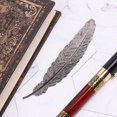 thumbnail image 5 of Marcapáginas KAIYANG de Metal con Forma de Pluma Vintage Cobre Plata, 5 of 5