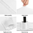 thumbnail image 2 of Nvzi Table Covers for 6 Foot Tables, Spandex Table Covers 6ft, White Table Cloths Rectangle 6ft for Events, Wedding, Banquets & Parties, 2 of 5