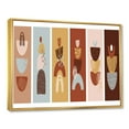 thumbnail image 3 of Designart 'Compostion Minimalistic of Organic Shapes II' Modern Framed Canvas Wall Art Print, 3 of 5