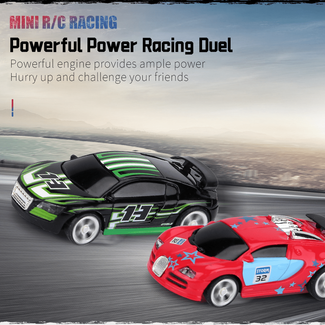 1:58 Mini Drift RC Car, 2.4G Remote Control and APP Dual Control Micro Remote Control Drift Car with Portable Cola Can Package, LED Lights Racing Vehicle Toy for Adults
