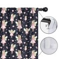 thumbnail image 4 of Blackout Kids Curtains,Black Fairy Star Pattern Childrens Insulated Curtains Set Of 2,Bedroom Essentials,Toddler Room Decor 42"x54", 4 of 5