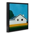 thumbnail image 2 of Stupell Industries Mid-Century Sunkissed Suburbia House Black Floating Frame Canvas Art, 18 x 18, by Jan Weiss, 2 of 8