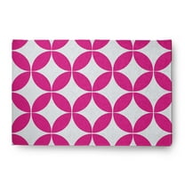 Simply Daisy 4' x 6' Orchid Eye Opener Spring Chenille Indoor/Outdoor Rug