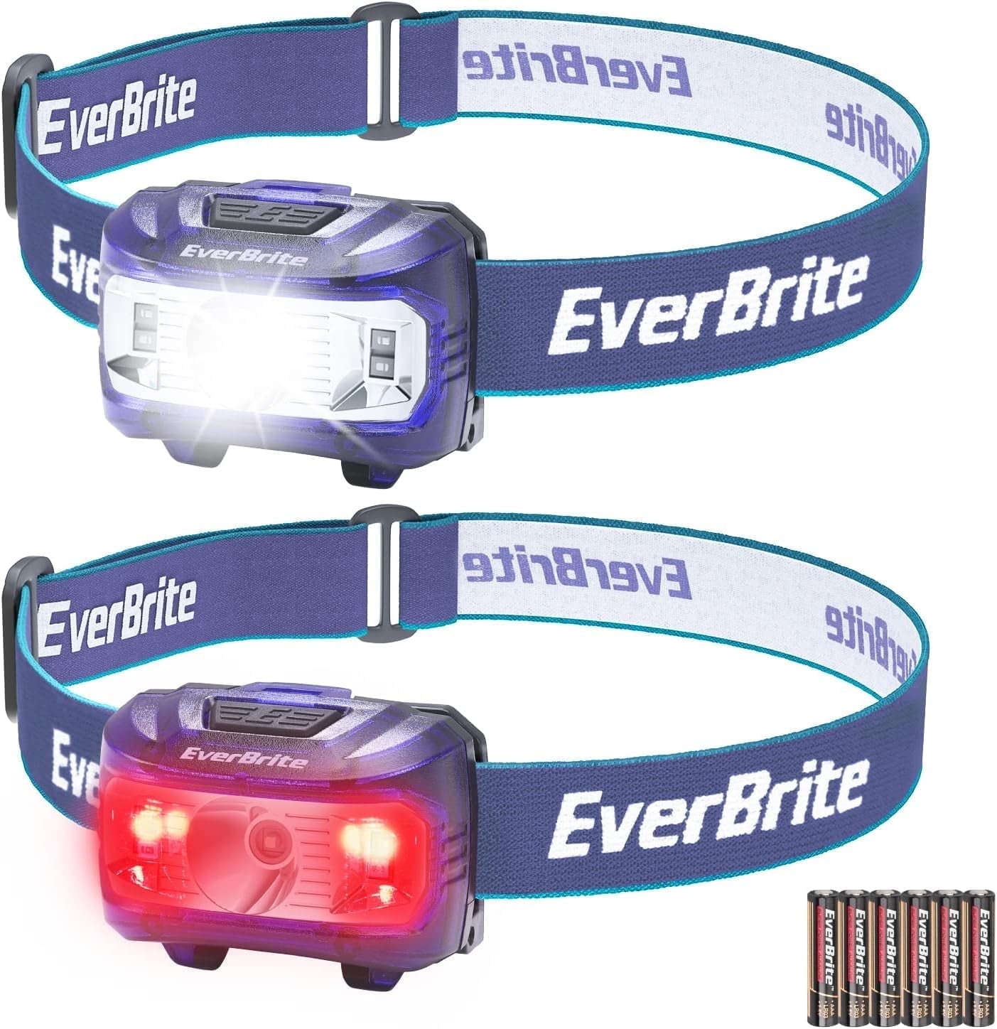 STANLEY Twin Pack 5-LED Alkaline Hands Free Headlamp (HL2PKS