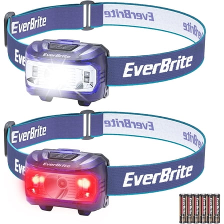 STANLEY Twin Pack 5-LED Alkaline Hands Free Headlamp (HL2PKS