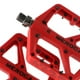 thumbnail image 2 of Pedal de bicicleta de montaña de nailon antideslizante, plataforma de bicicleta de 9/16 pulgadas, pedales planos para bicicleta de montaña BMX MTB, fá rojo Sunnimix pedales de bicicleta, 2 of 6