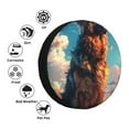 thumbnail image 4 of Naloa Colorful Cloud Shepherd Dog PVC Leather Spare Tire Wheel Cover for Car Truck SUV Camper Trailer Universal Fit many size15 inch, 4 of 6