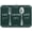 04#Hunter Green, variant on Absorbent Dish Drying Mat Microfiber Powered by Coffee Brown Dish Dryer Mats for Kitchen Counter 18 x 24 Inch