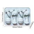 thumbnail image 3 of Creatine Easter Egg Silicone Rabbit Candy Rabbit Chocolate Silicone Carrot Cake Trays Easter Baking Trays, 3 of 6