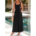 thumbnail image 3 of Vestido largo PRETTYGARDEN sin mangas Aline Swing con bolsillos, 3 of 9