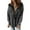 Black, variant on Womens Plaid Shacket Jacket Sherpa Lined Flannel Jackets Oversized Button Up Fleece Hooded Warm Coat