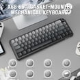 thumbnail image 2 of Teclado mecánico inalámbrico MAMBASNAKE Attack Shark X66, 2 of 9