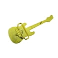 thumbnail image 2 of Music Gold Blinged Guitar Electric Country Belt Buckle Player Guitarist Musician, 2 of 2