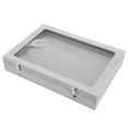 thumbnail image 3 of Pin Shadow Box, Waterproof Pin Display Case Transparent Glass  For Military Medal Grey, Medium, 3 of 8