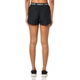 thumbnail image 2 of Pantalones cortos Under Armour Tech Play Up para mujer, color blanco y negro, talla XL, 2 of 3
