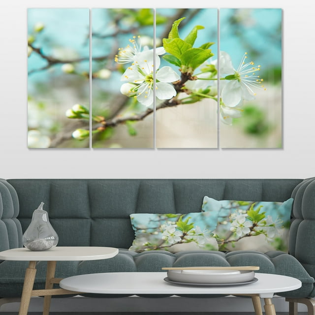 Beautiful Cherry Blossom n Spring - Floral Canvas Art Print