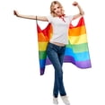 thumbnail image 4 of Rubies Rainbow Cape, One Size, 4 of 5