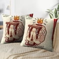 thumbnail image 3 of LALILO Throw Pillow Covers Street King Skull Car Wrap Stickers Cushion Cover 18" x 18", 2 Pack, 3 of 6