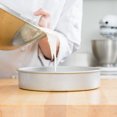 thumbnail image 2 of Chicago Metallic 49020 9" x 2" Aluminized Steel Round Cake Pans (12/CASE), 2 of 2