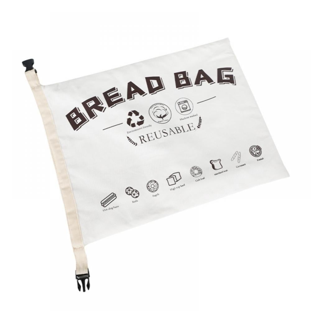 JANDEL Cotton Bread Bag Organic Reusable bread bags for homemade